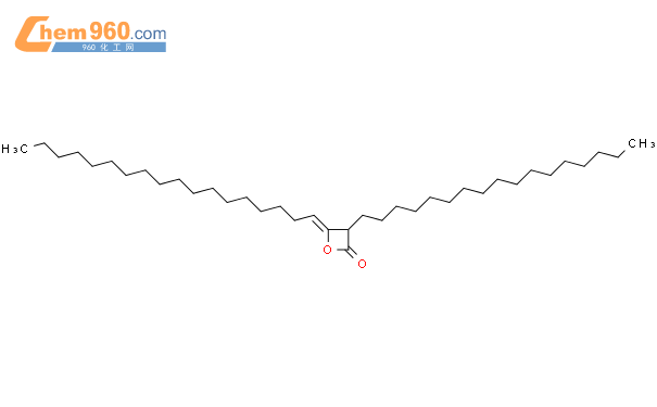 75240 80 1 2 Oxetanone 3 heptadecyl 4 octadecylidene CAS号 75240 80 1 2