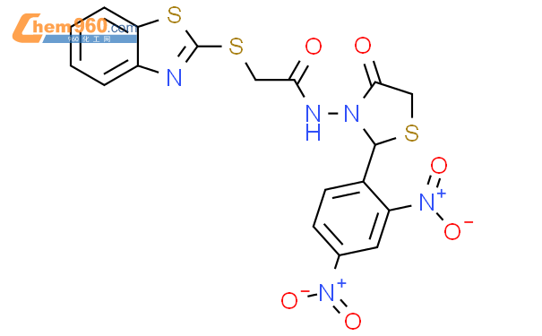 Acetamide Benzothiazolylthio N Dinitrophenyl