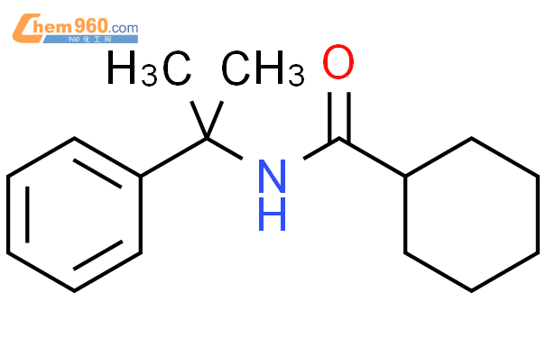 75464 08 3 CYCLOHEXANECARBOXAMIDE N 1 METHYL 1 PHENYLETHYL 化学式结构式