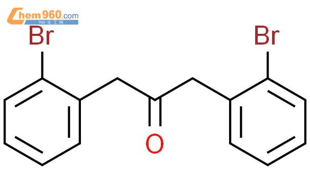 75554 15 3 2 PROPANONE 1 3 BIS 2 BROMOPHENYL 化学式结构式分子式molsmiles