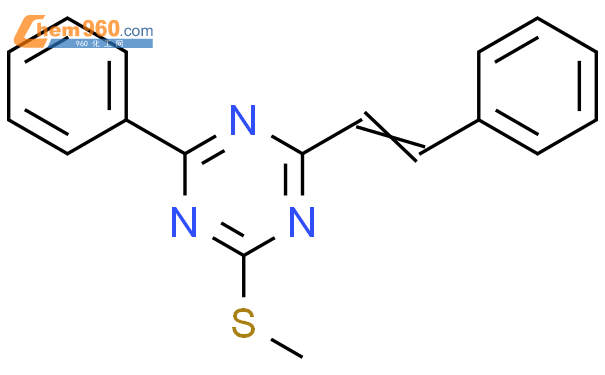 75614 64 1 1 3 5 Triazine 2 Methylthio 4 Phenyl 6 2 Phenylethenyl