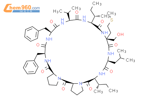 756841 38 0 Cyclo L Isoleucyl 2 Hydroxymethyl D Methionyl L Leucyl L