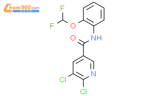 756842 63 4 5 6 Dichloro N 2 Difluoromethoxy Phenyl Pyridine 3