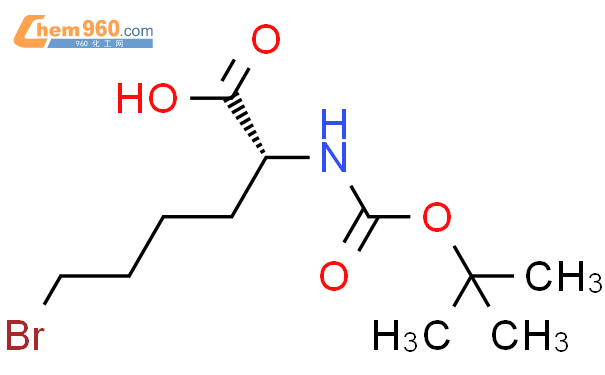 N Boc D Amino Bromohexanoic Acid Molsmiles