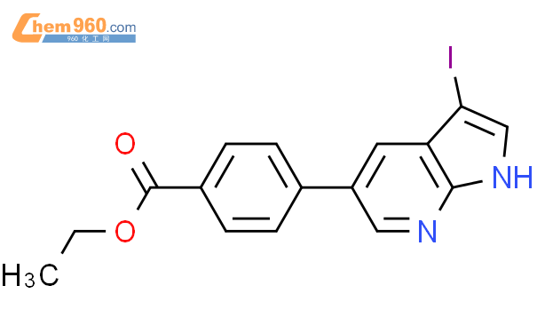 4 3 碘 1H 吡咯并 2 3 B 吡啶 5 基 苯甲酸乙酯CAS号757983 02 1 960化工网