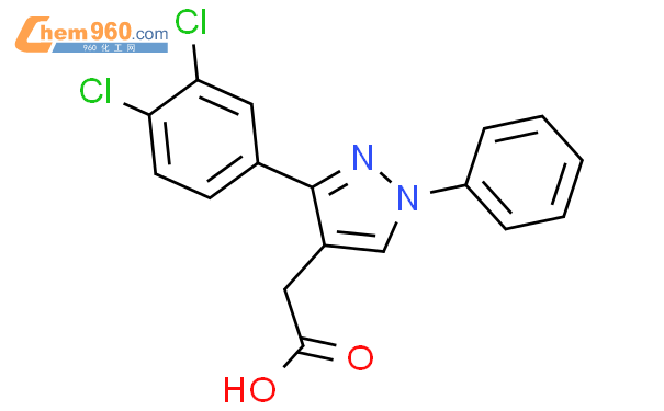 H Pyrazole Acetic Acid Dichlorophenyl Phenyl