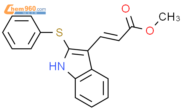 760968 19 2 2 Propenoic Acid 3 2 Phenylthio 1H Indol 3 Yl Methyl