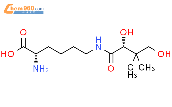 767341 16 2 L Lysine N6 2R 2 4 Dihydroxy 3 3 Dimethyl 1 Oxobutyl