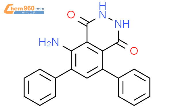 768370 13 4 1 4 Phthalazinedione 5 amino 2 3 dihydro 6 8 diphenyl CAS号