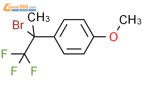 76954 04 6 1 2 bromo 1 1 1 trifluoropropan 2 yl 4 methoxybenzene化学式