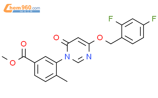 773104 05 5 Benzoic Acid 3 4 2 4 Difluorophenyl Methoxy 6 Oxo 1 6H