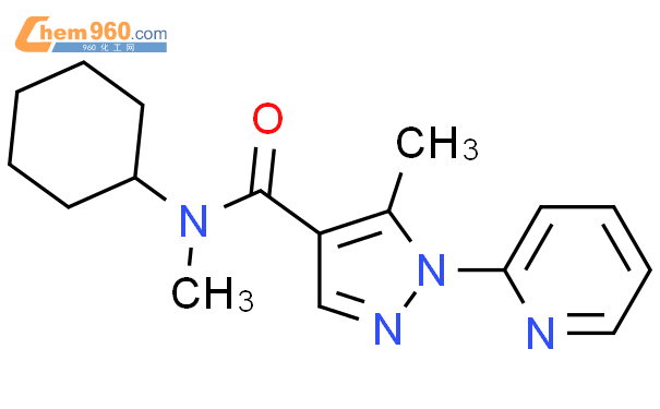 778587 48 7 1H Pyrazole 4 Carboxamide N Cyclohexyl N 5 Dimethyl 1 2