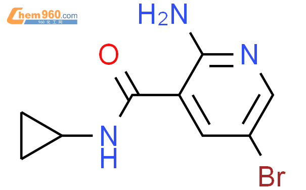 Pyridinecarboxamide Amino Bromo N Cyclopropyl