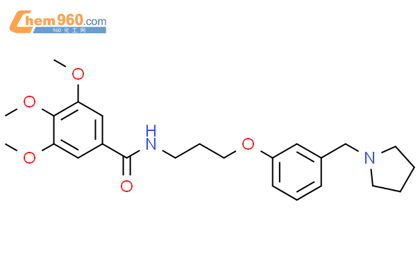 78189 10 3 Benzamide 3 4 5 Trimethoxy N 3 3 1 Pyrrolidinylmethyl