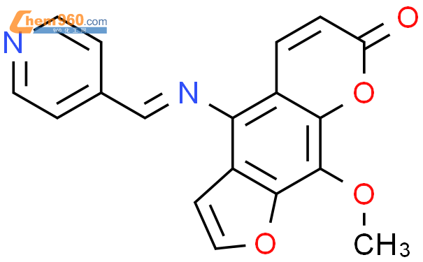 78439 67 5 9 Methoxy 4 E Pyridin 4 Ylmethylidene Amino 7H Furo 3 2