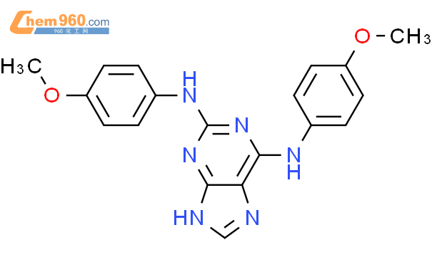 N N Bis Methoxyphenyl H Purine Diaminecas