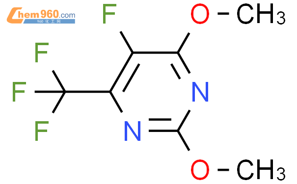 792935 00 3 Pyrimidine 5 fluoro 2 4 dimethoxy 6 trifluoromethyl 化学式