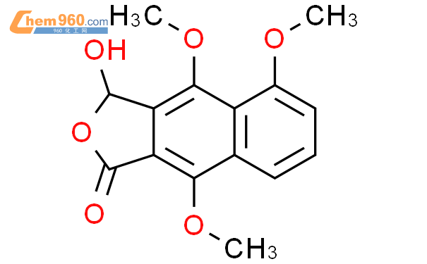 79378 53 3 Naphtho 2 3 C Furan 1 3H One 3 Hydroxy 4 5 9 Trimethoxy