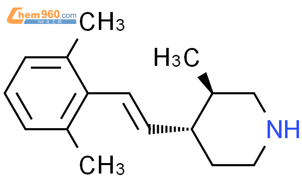3r 4r rel 9ci 4 1e 2 2 6 二甲基苯基 乙烯 3 甲基哌啶CAS号794472 45 0