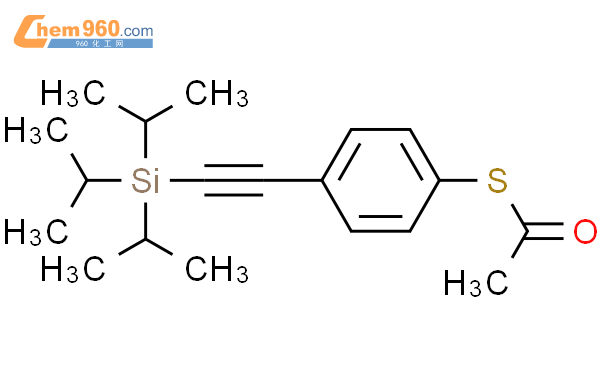 795274 51 0 Ethanethioic Acid S 4 Tris 1 Methylethyl Silyl Ethynyl