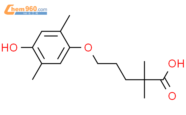 5-(4-hydroxy-2,5-dimethylphenoxy)-2,2-dimethylpentanoic acid