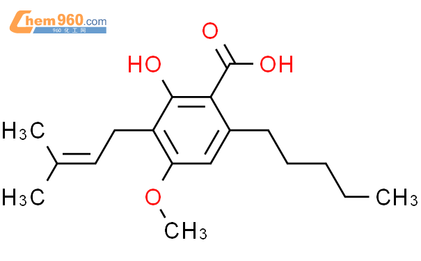 80489 91 4 2 Hydroxy 4 Methoxy 3 3 Methyl 2 Butenyl 6 Pentyl Benzoic