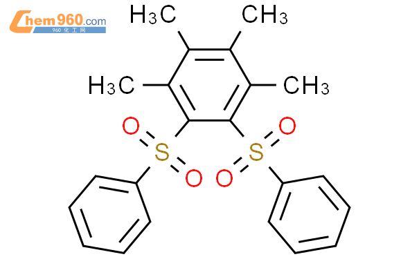 81064 11 1 Benzene 1 2 3 4 tetramethyl 5 6 bis phenylsulfonyl CAS号