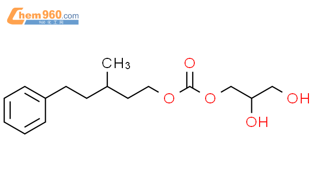 810678 48 9 Carbonic Acid 2 3 Dihydroxypropyl 3 Methyl 5 Phenylpentyl