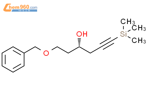 812633 02 6 5 Hexyn 3 Ol 1 Phenylmethoxy 6 Trimethylsilyl 3R