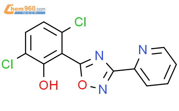 814259 32 0 PHENOL 3 6 DICHLORO 2 3 2 PYRIDINYL 1 2 4 OXADIAZOL 5