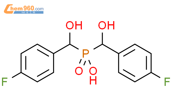 815597 66 1 Phosphinic acid bis 4 fluorophenyl hydroxymethyl 化学式结构式