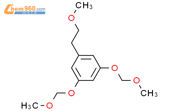 819812 40 3 Benzene 1 2 methoxyethyl 3 5 bis methoxymethoxy 化学式结构式