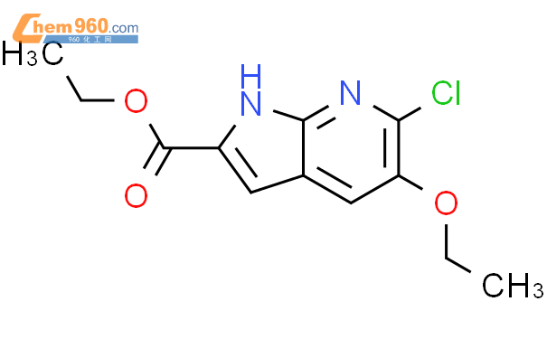 6 氯 5 乙氧基 1H 吡咯并 2 3 B 吡啶 2 羧酸乙酯CAS号823217 63 6 960化工网