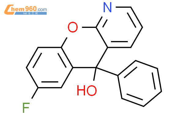 82524 09 2 5H 1 Benzopyrano 2 3 b pyridin 5 ol 7 fluoro 5 phenyl CAS号