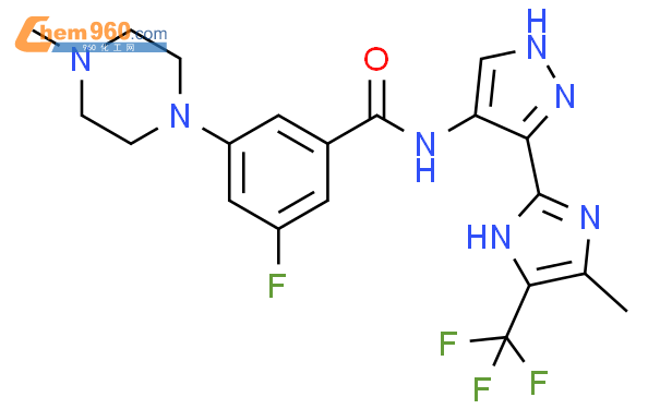 825621 85 0 Benzamide 3 Fluoro 5 4 Methyl 1 Piperazinyl N 3 4