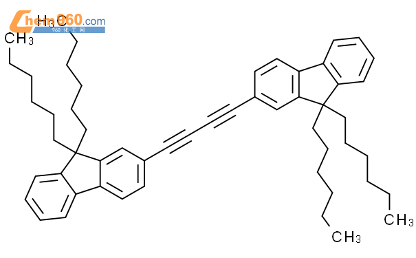 827045 44 3 9H Fluorene 2 2 1 3 Butadiyne 1 4 Diyl Bis 9 9 Dihexyl