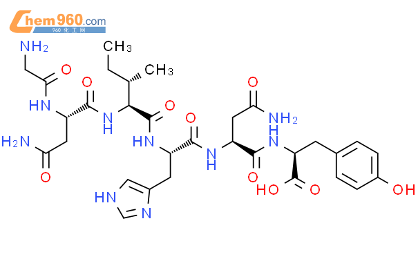 L Tyrosine Glycyl L Asparaginyl L Isoleucyl L Histidyl L