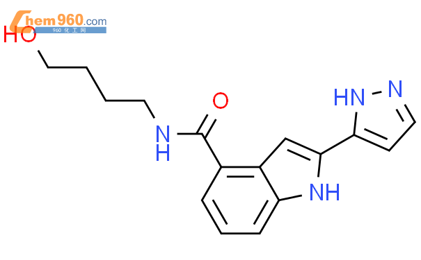 827318 03 6 1H Indole 4 Carboxamide N 4 Hydroxybutyl 2 1H Pyrazol 3