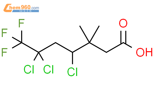 Heptanoic Acid Trichloro Trifluoro Dimethyl