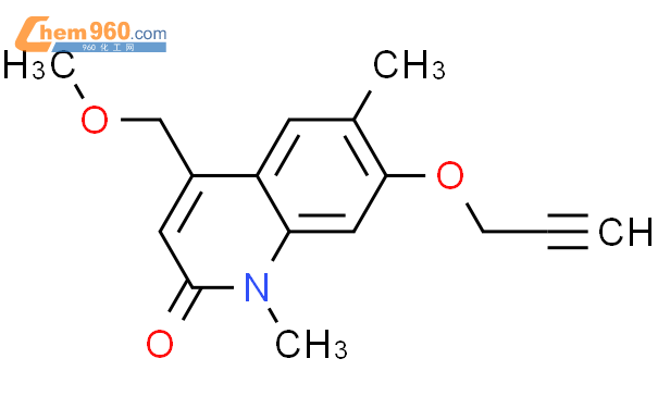 828277 18 5 2 1H Quinolinone 4 Methoxymethyl 1 6 Dimethyl 7 2