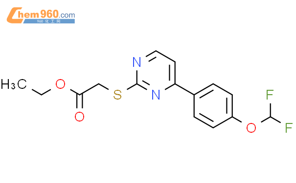 Ethyl Difluoromethoxy Phenyl Pyrimidin Yl Thio