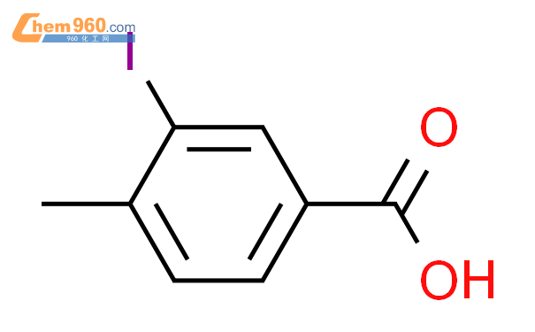 3-碘-4-甲基苯甲酸结构式图片|82998-57-0结构式图片