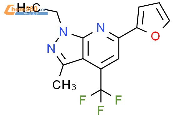 832741 82 9 1 Ethyl 6 Furan 2 Yl 3 Methyl 4 Trifluoromethyl 1H Pyrazolo