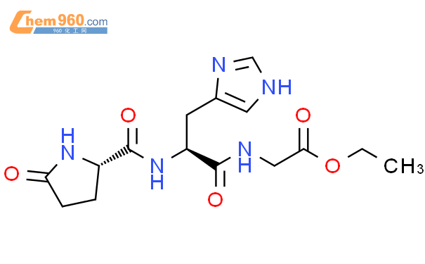 83286 08 2 Glycine N N 5 oxo L prolyl L histidyl ethyl ester化学式