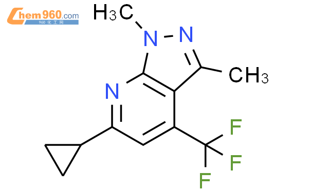 834896 83 2 6 Cyclopropyl 1 3 Dimethyl 4 Trifluoromethyl 1H Pyrazolo 3