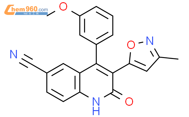 835881 93 1 6 Quinolinecarbonitrile 1 2 Dihydro 4 3 Methoxyphenyl 3