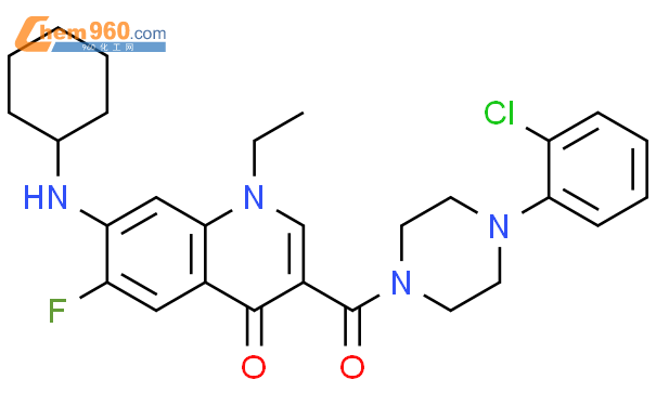 836615 02 2 Piperazine 1 2 Chlorophenyl 4 7 Cyclohexylamino 1