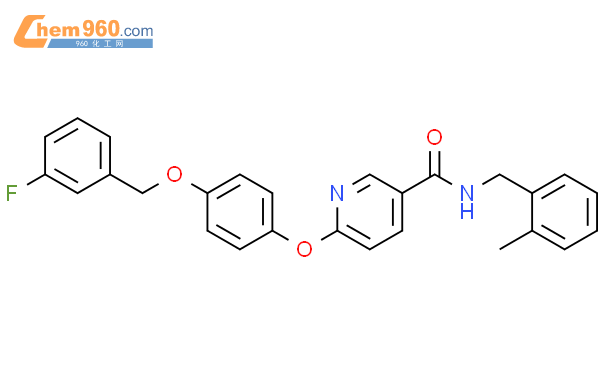 837424 26 7 3 Pyridinecarboxamide 6 4 3 Fluorophenyl Methoxy Phenoxy