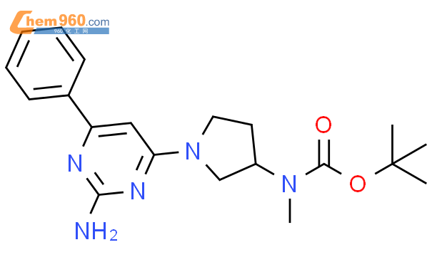 838871 74 2 Carbamic Acid 1 2 Amino 6 Phenyl 4 Pyrimidinyl 3