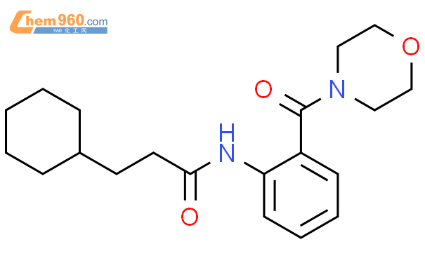 838889 13 7 3 Cyclohexyl N 2 Morpholine 4 Carbonyl Phenyl